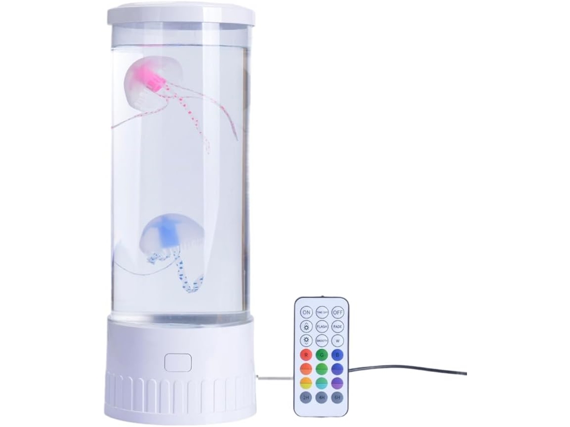 Luminária De Água Viva, Luz Noturna Para Aquário, 7 Cores, Luzes De Led Para Criar Ambientes Aconche Gokoco