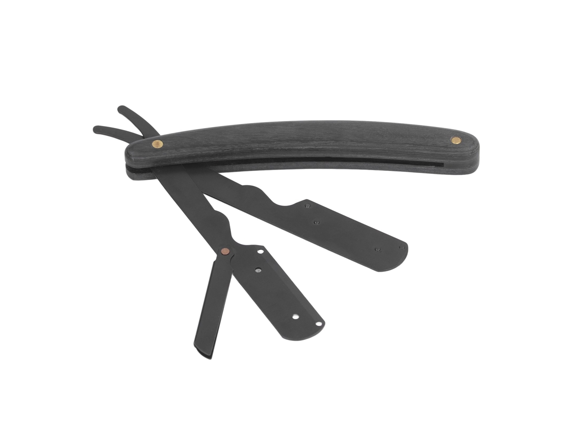 Suporte portátil para barbeador manual reto em aço inoxidável 2026, ideal para uso doméstico e em salões de beleza.