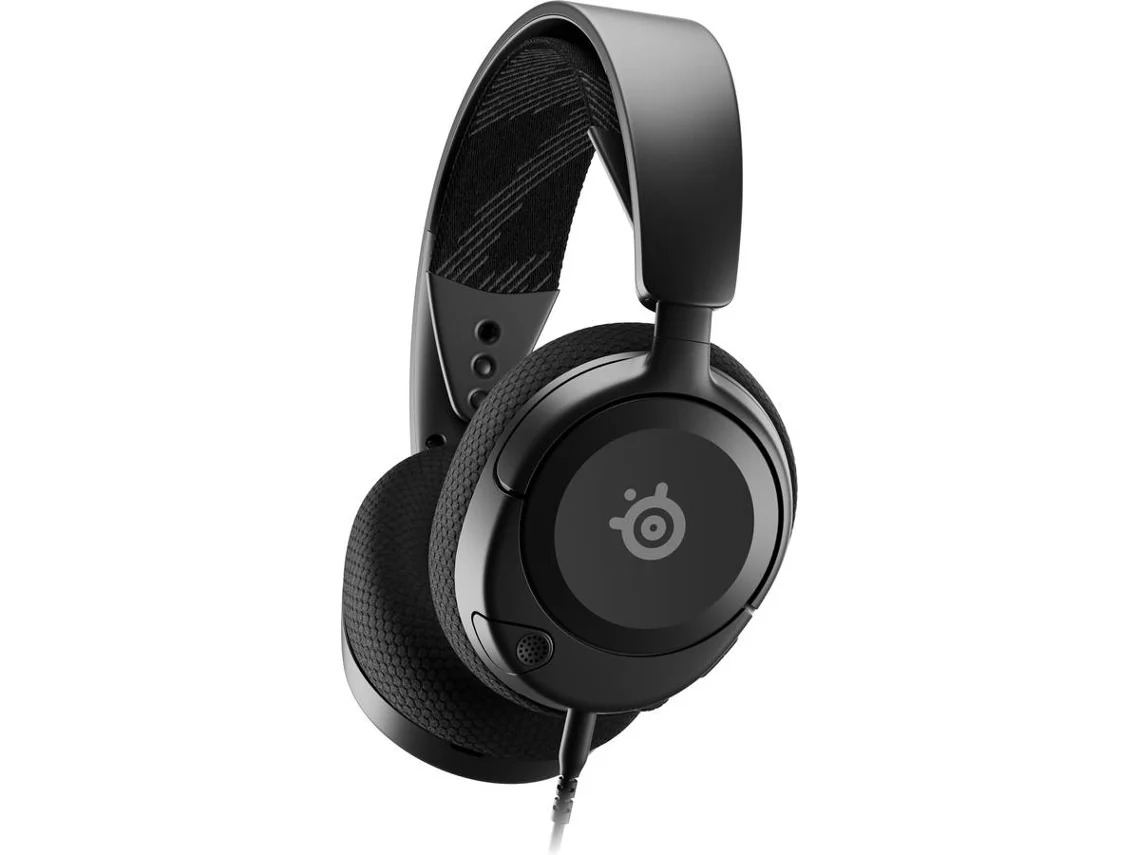 Auscultadores Gaming STEELSERIES Arctis Nova 1 B (Over Ear - Microfone - Preto)