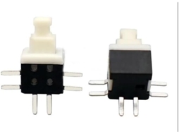 Conjunto De 10 Interruptores Botão Pressão Sem Trava, 6 Pinos, Kft 5 8 * 10h, Pressão Lateral, Horizontal, Seis Pinos