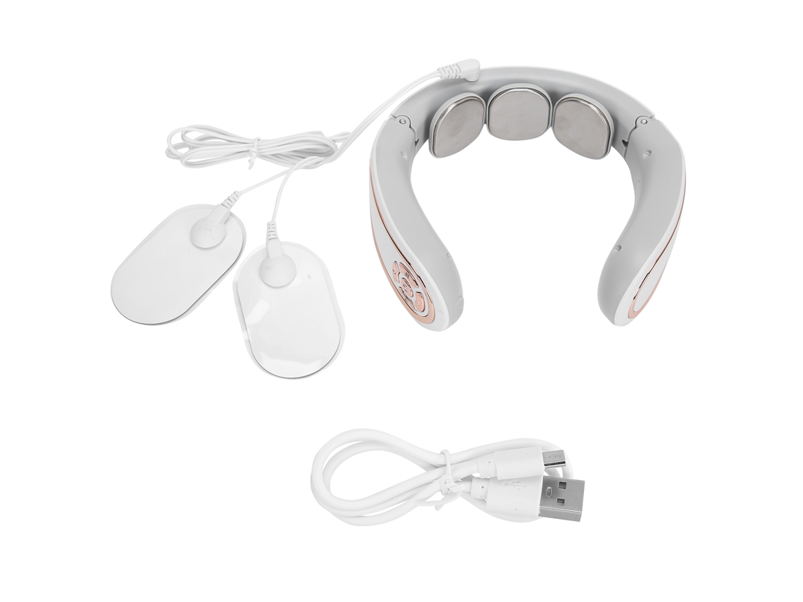 KOFIHETY Massageador Cervical Elétrico Com Pulso, Massageador De Pescoço Sem Fio Inteligente Para Cuidado Doméstico