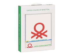 Set de Papelaria Benetton Topitos 3 Peças Branco
