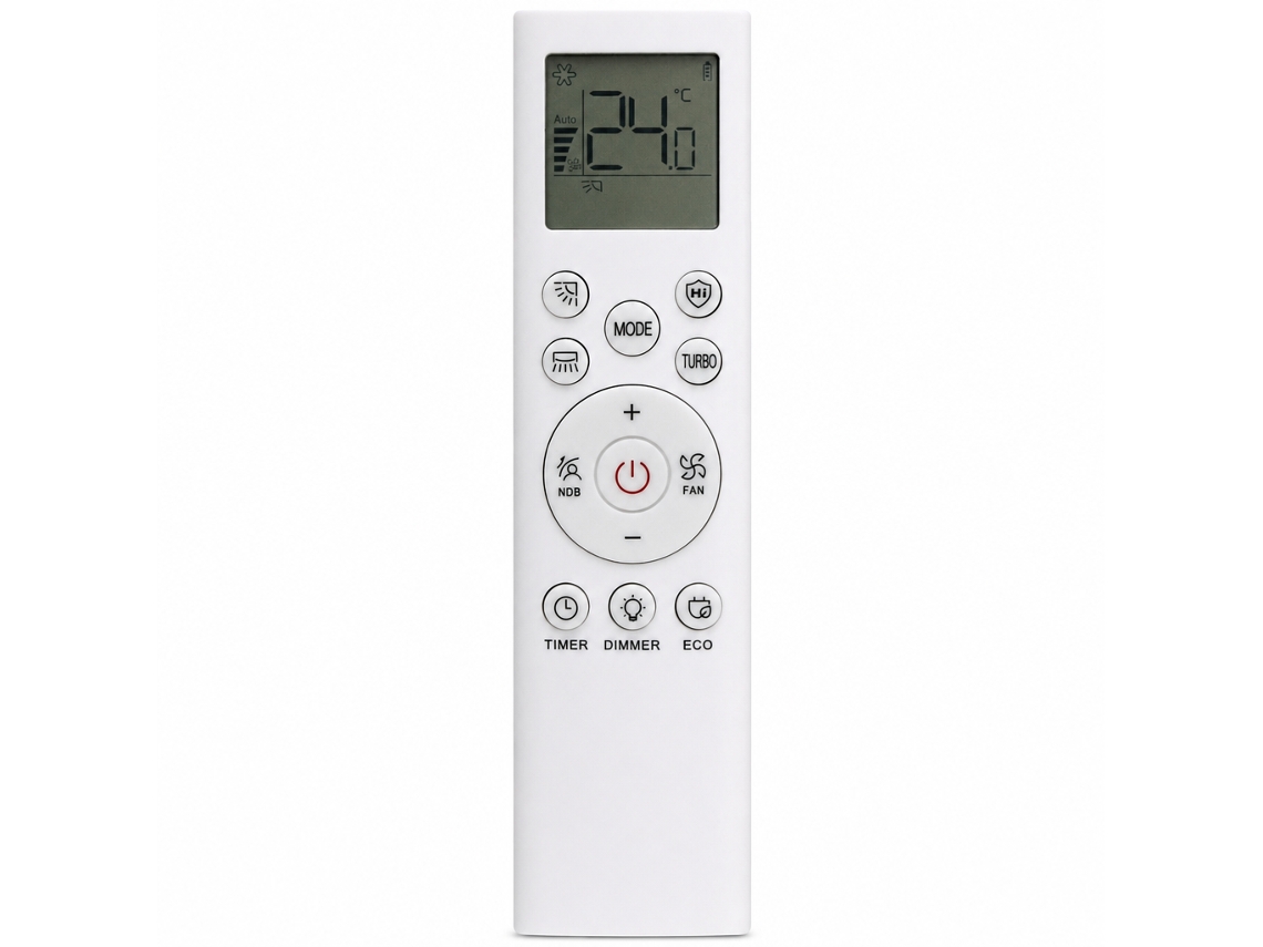 Comando Remoto Para Ar Condicionado Compatível Com Hisense Rch-rsy2-0, Sem Configuração_dae