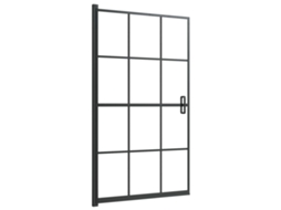 Maison Exclusive - Divisória De Chuveiro Esg 80x140 Cm Preto