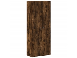 File Cabinet, File Cabinets Vidaxl Marrom Madeira Processada (60 X 32 X 153 Cm)
