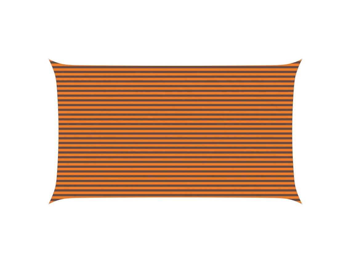 Conjunto 1 Sombra Externa Vidaxl Laranja Poliéster (7 X 4 M)