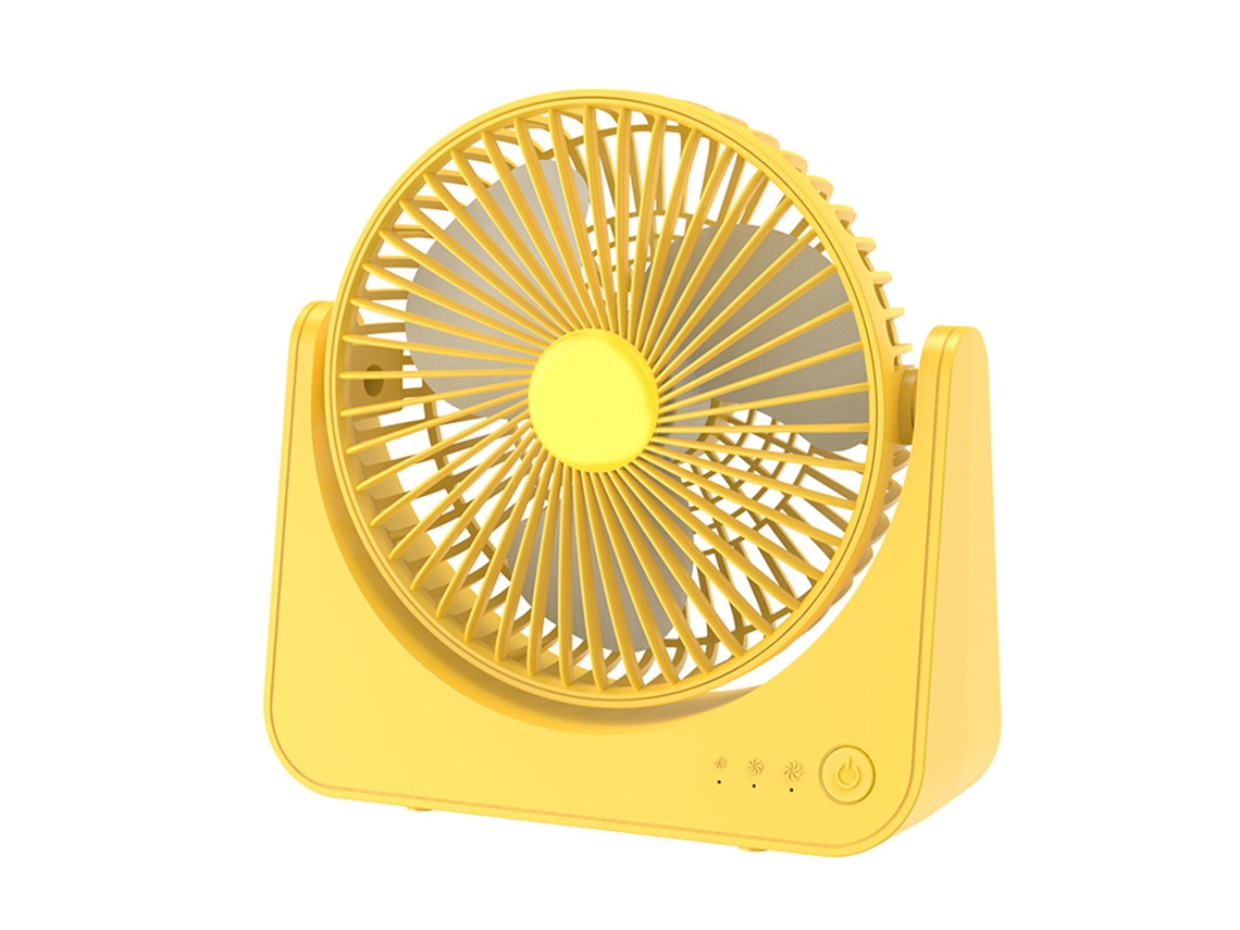 Vents Ventoinha de Mesa Abs 3 Velocidades Silenciosa Usb Portátil