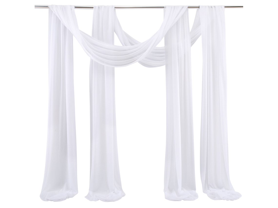 Decoração de Arco de Casamento com Tule para Festas