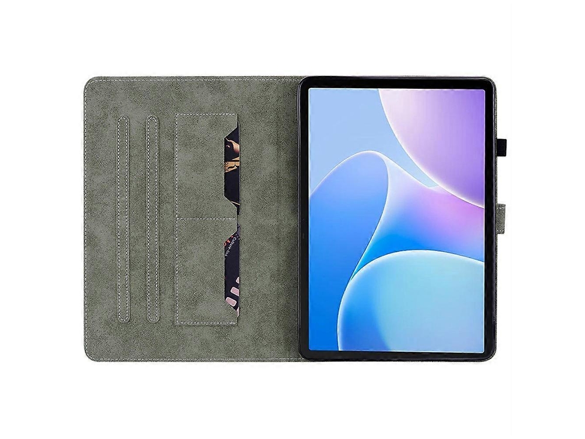Capa Para Tablet Infinix Xpad 20 Com Estampa De Tigre, Em Couro Pu Resistente A Arranhões.
