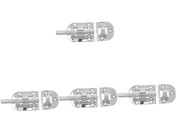 Conjunto De 4 Travas Para Portão, Fechadura Deslizante Para Porta Francesa, Barra De Segurança Para Portas Correr