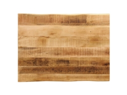 Vidaxl Tampo De Mesa C/ Borda Viva 70x60x2,5cm Mangueira Áspera Maciça
