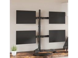 Vidaxl Suporte Para Monitor Vesa 75/100 Mm Aço Preto