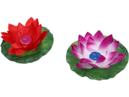 Luminária Lotus 3 Velas Flutuantes Perfumadas Casamentos Feita Veludo Pvc Queima 1 5 2 Horas Desbotar Aleatória Uso Água GOKOCO