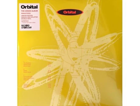 Orbital Orbital 2Lp Vinil Verde Salpicado de Vermelho Edição Limitada Rsd 2024 Capa Dupla