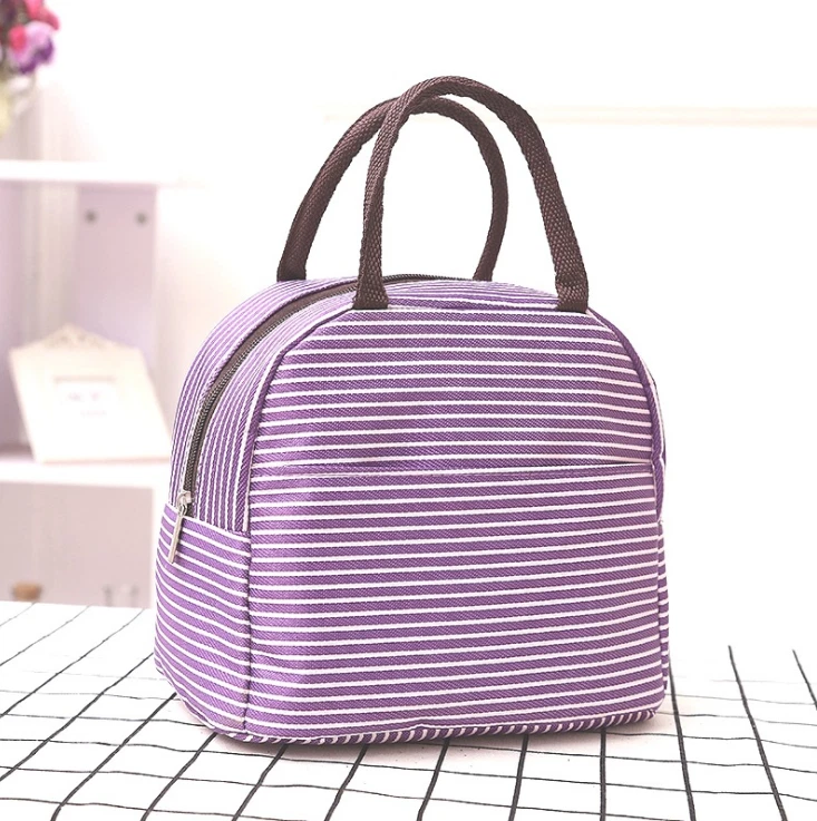 Lancheira Refrigerada Portátil Com Isolamento Térmico, Bolsa De Armazenamento Para Piquenique Portátil Roxa SUNNY SPACES