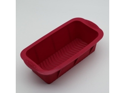 2026 molde de Silicone para Pastéis Quadrados Antiaderente, Molde de Assar para Pão Caseiro, Cor Carmesim, 2 Unidades