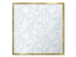 Quadro magnético de parede com textura verde para quarto Espelharte (50x50 cm)