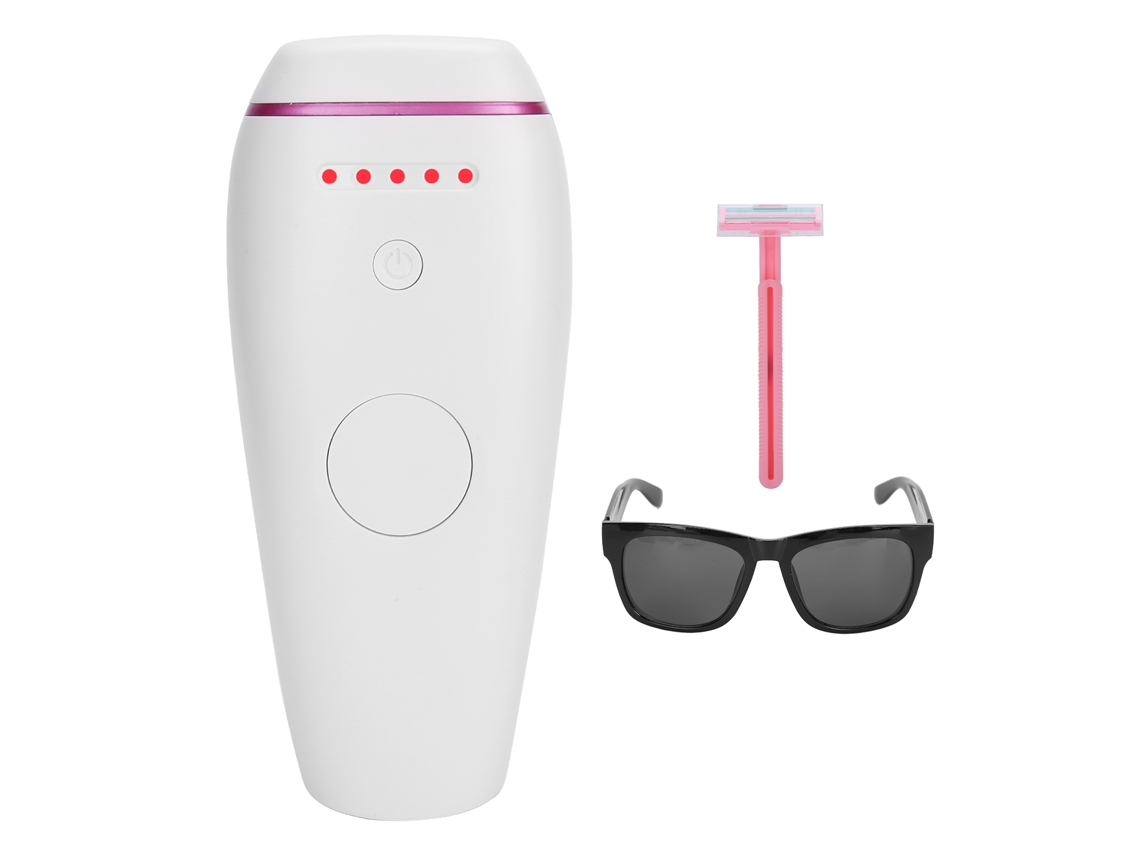 Máquina de Depilação Permanente IPL 2026 com 500.000 Flashes, 5 Níveis, Aparelho Indolor, Plugue 100-240V (EUA)