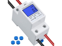Contador De Energía Digital Lcd Monofásico 5(80)a Rail Din 35mm Precisión Alta Consumo Bajo 2025