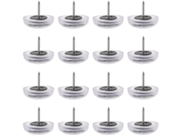 Protetores De Pés Cadeiras E Mesas Fácil Instalação, 24 Peças De Pregos Silicone Antiderrapantes Para Casa E Hotel