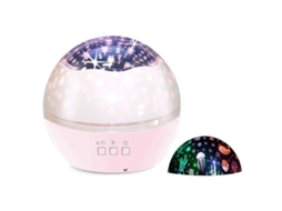 Projetor De Luz Noturna Giratrio 360 Para Crianas, 2 Em 1 Noite Estrelada E Mundo Marinho, Projetor De Luz Noturna Para Bebs Aquaforge