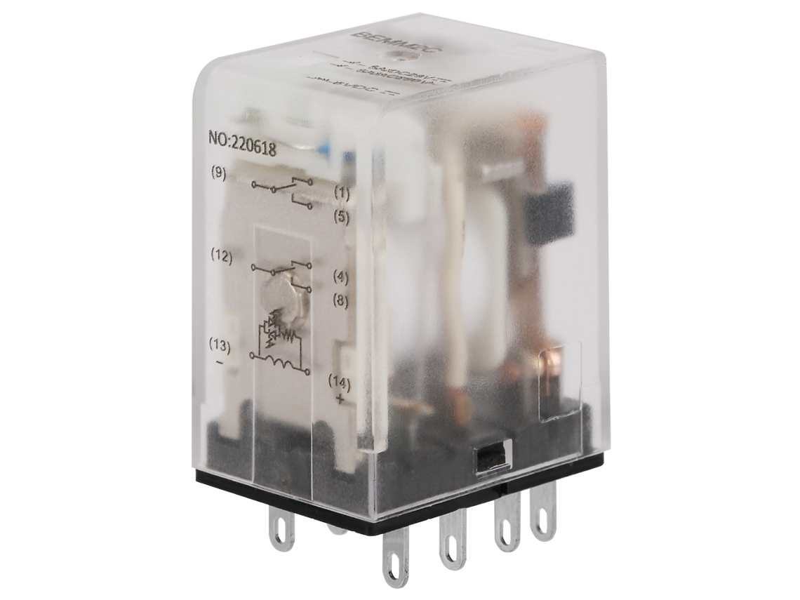 Relé Electromagnético Intermedio 8 Pin 5a 6vdc Mini Relé BEMM2C S/MARCA