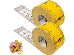 Fita Métrica 2 Em 1, 2 Unidades Personalizadas Com Comprimento Total De 150 Cm