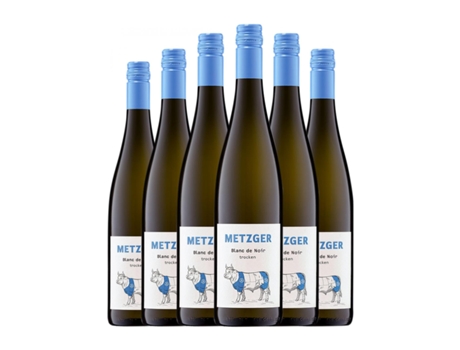 Vinho branco ULI METZGER Blanc de Noir Pinot Preto Seco Pfälz (0.75 L - 6 Unidades)