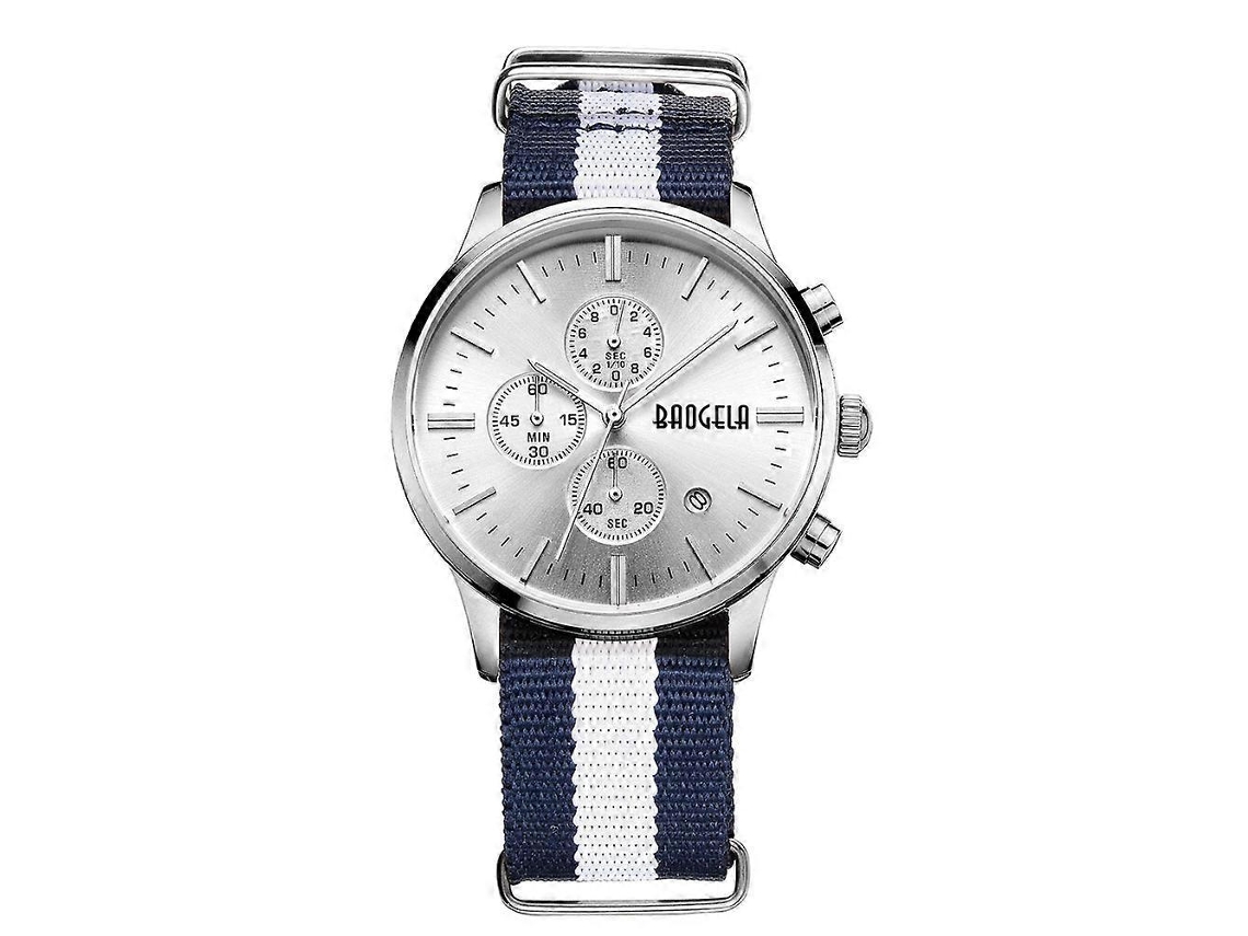Relógio De Quartzo Baogela 1611 Small Three-pin Luminous Chronographic Calendar Para Homem