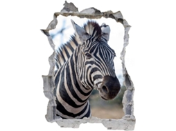Adesivos Muraux Zebra Adesivo Mural Para Salão De Beleza Quarto Cozinha Escritório Adulto Criança 80x120cm
