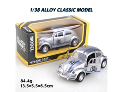 Miniatura de Carro em Escala 1/38, Modelo de Carro Clássico, Brinquedo Infantil. MDUG