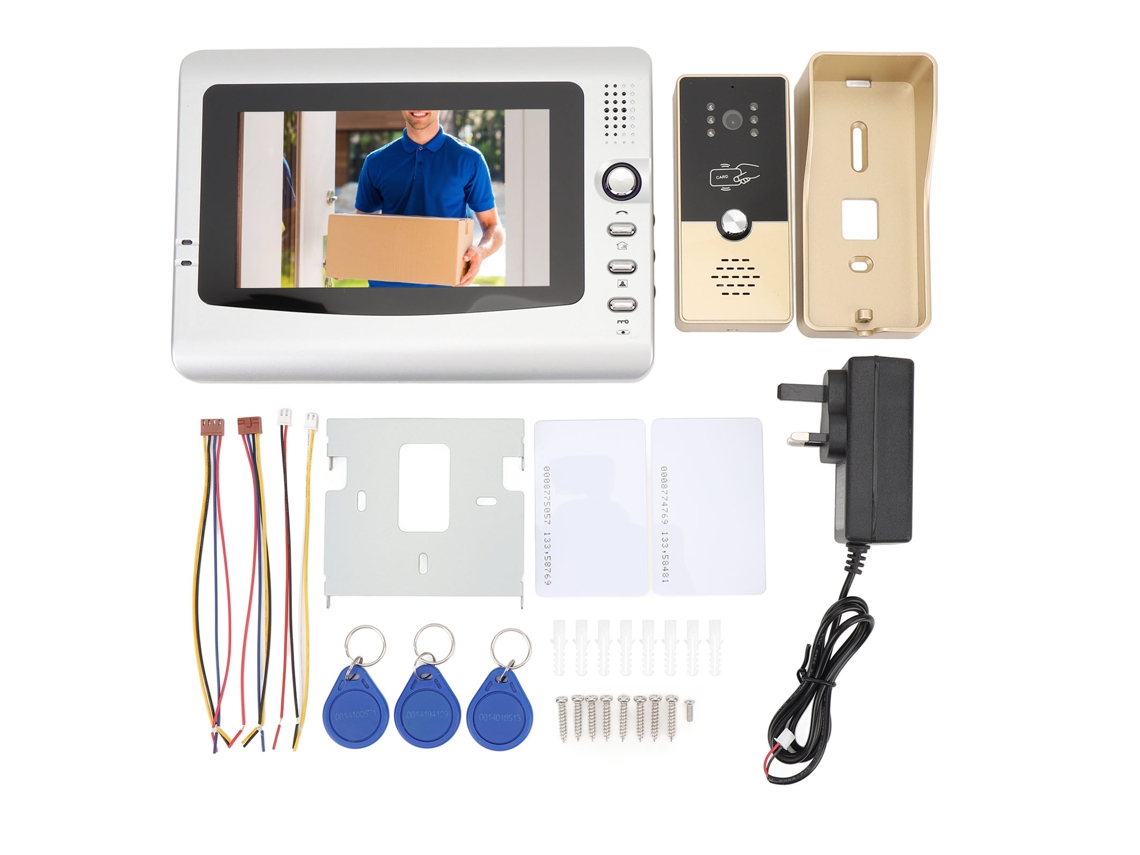 Sistema Interfone Com Câmera Hd E Campainha Inteligente