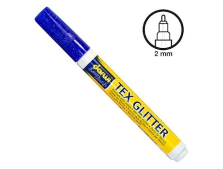Caneta de pintura para tecido - Azul brilhante - Darwi
