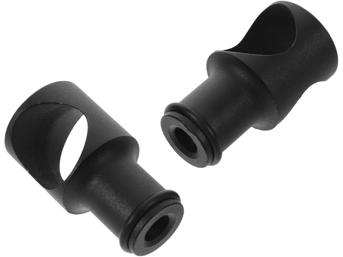 Conjunto De 2 Limitadores Trilho Extensíveis Em Metal Preto Para Estante Livros