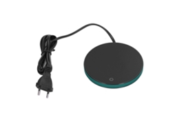 Lurelia Aquecedor De Canecas Usb 55°c 18w 220v 2 Modos Plugue Ue Liga Alumínio Azul Para Café Chá
