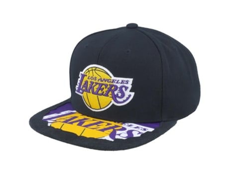 Boné de Homem MITCHELL AND NESS Los Angeles Lakers Preto (Tamanho Único)
