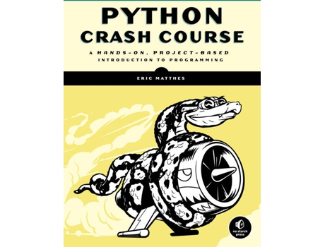 Livro Python Crash Course de Eric Matthes