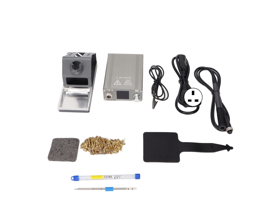 Aetheria estação de Solda Ferro 75w Ajustável com Lcd Digital para Diy Reparo 100‑240v Prise Uk