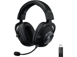 Auscultadores Gaming Wireless LOGITECH PRO X  (On Ear - Preto)