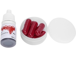 Cápsulas de Sangue Falsas, Maquiagem de Halloween, Acessórios de Cosplay de Sangue, Suprimentos para Festa Truques Com