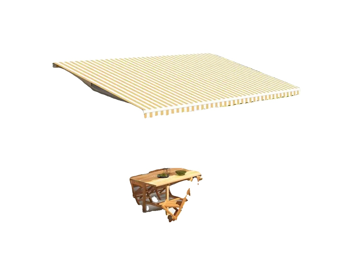 Tecido De Toldos, Resistente A Uv, Resistente Às Intempéries, Amarelo