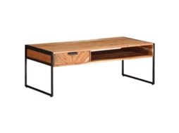 Vidaxl Mesa De Centro 110x55x40 Cm Madeira De Acácia Maciça