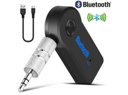 Adaptador Transmissor/receptor Bluetooth 5.0 Sem Fio 2 em 1 com Conector de 3,5 Mm para Áudio Automotivo, Entrada Auxiliar A2dp e Receptor F AQUAFORGE