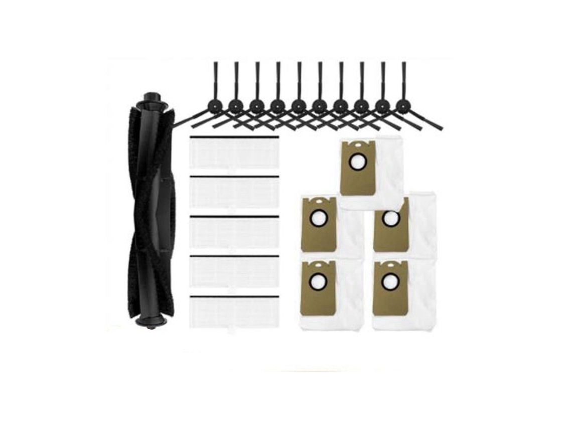 Acessórios de Aspirador Adequado para t10 autolimpante de pó peças de reposição escova principal escova lateral filtro hepa saco de pó