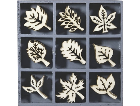 Acessórios Decorativos HEYDA 21-18 521 109 Branco 45 peça(s)