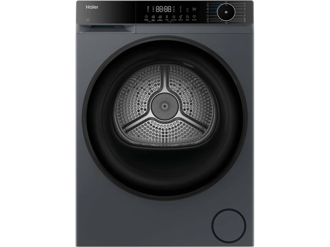 Máquina de Secar Roupa HAIER HD90-D357GNU1-S (9 kg- Bomba de Calor - Cinzento)