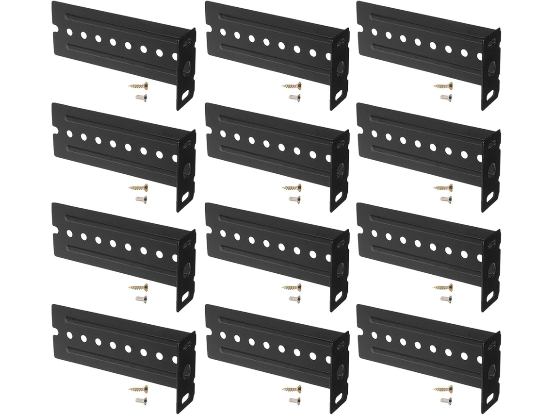 Suporte Deslizante Para Teclado Housoutil, Conjunto De 12 Peças, Em Aço Inoxidável, Preto, Várias Opções