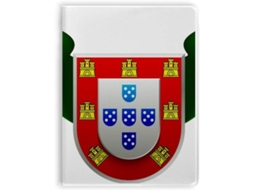 Carnet De Notas Com Emblema Nacional De Portugal Com Sopa De Cobertura