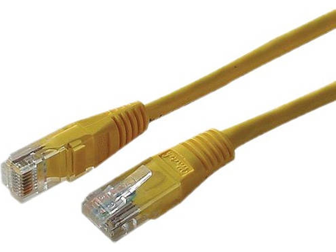 Cabo de Rede WAYTEX (RJ45 - 5 m - Amarelo)