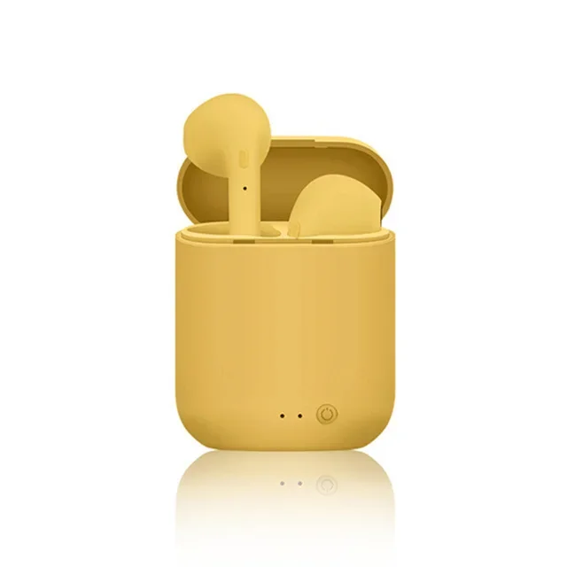 Fones De Ouvido Bluetooth À Prova D'água (amarelos), Fones De Ouvido Esportivos Estéreo Sem Fio 5.0